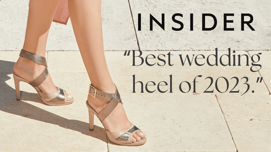 "A heel you can dance in all night."