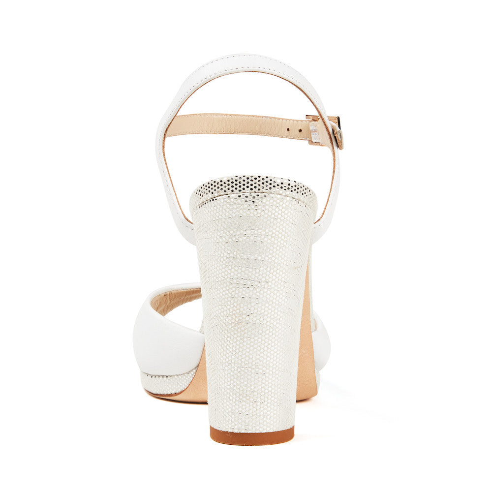 Buy White Heeled Sandals for Women by MFT Couture Online | Ajio.com