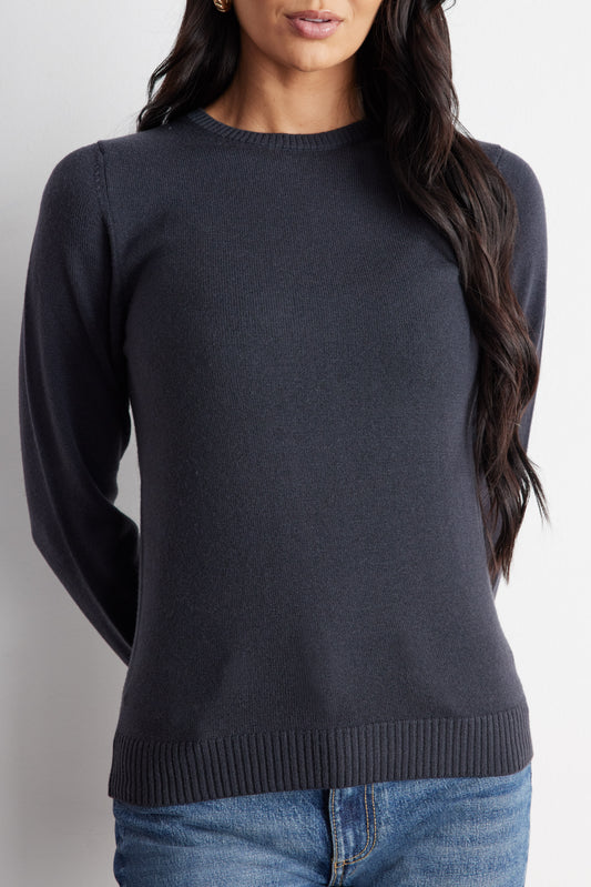 100% Cashmere Sweater - Charcoal