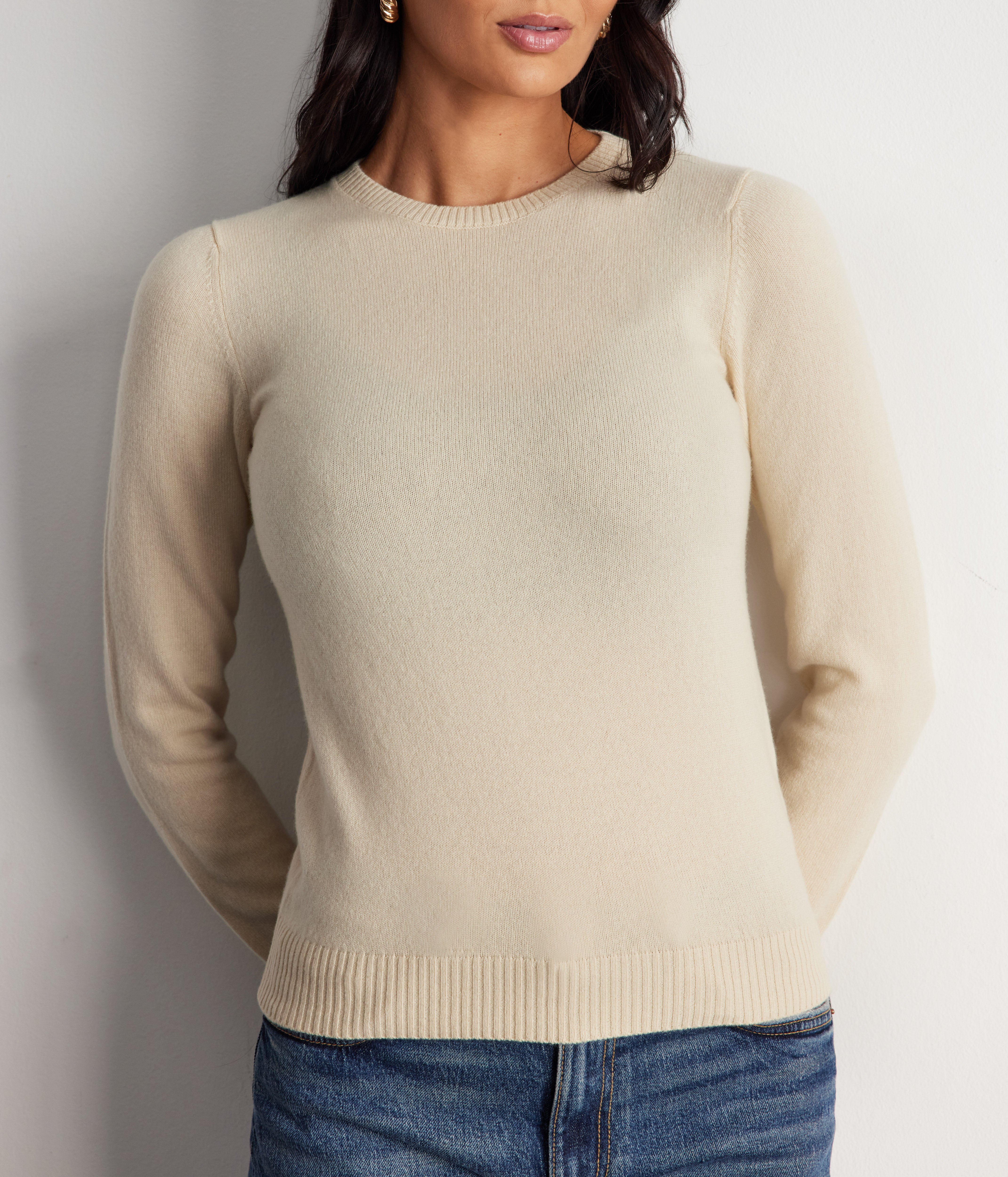 Winter white shop cashmere sweater